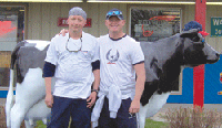 ron reschke and cow