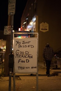 North Murray Avenue, outside of Mr. Señor’s Mexican Restaurant on Milwaukee’s East Side. Photo by Thomas Yonash. 