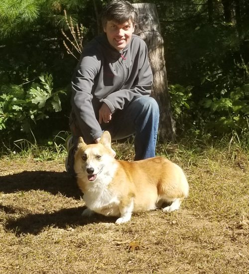 _Nathaniel Lentz & Lobito Nathaniel Lentz and dog Lobito